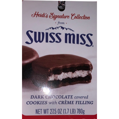 Dark Chocolate Covered Cookies, with Creme Filling