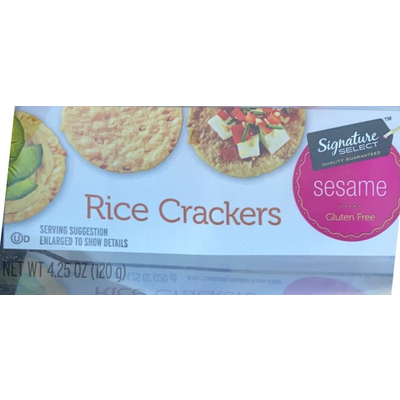 Crackers, Rice, Sesame