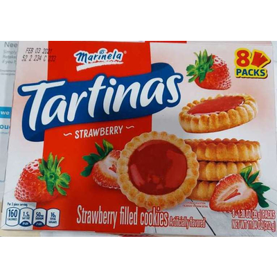 Tartinas Strawberry Filled Cookies