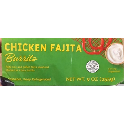 Chicken Fajita Burrito