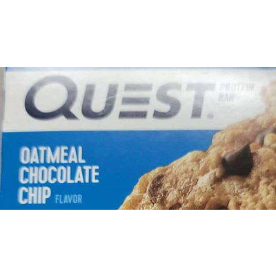 Protein Bar, Oatmeal Chocolate Chip Flavor