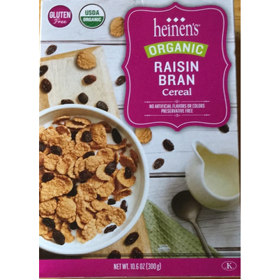 Organic Raisin Bran Cereal