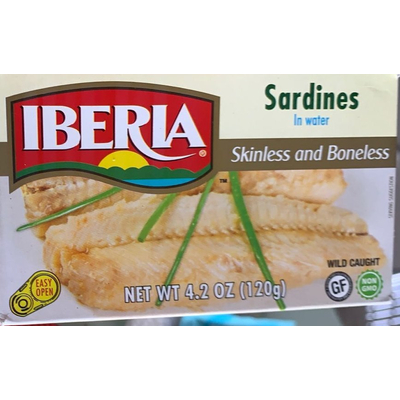 Skinless and Boneless Sardines in Water