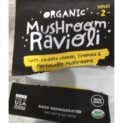 Organic Mushroom Ravioli