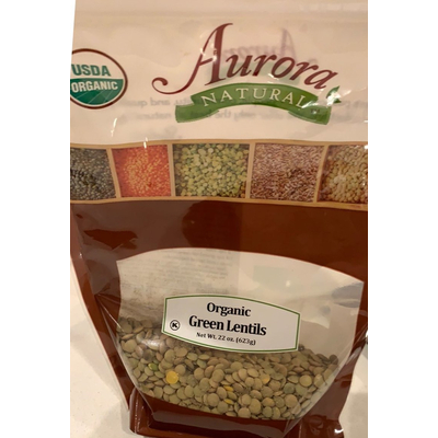 Organic Green Lentils