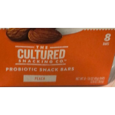 Peach Probiotic Snack Bars