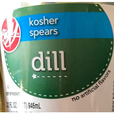 Kosher Spears Dill
