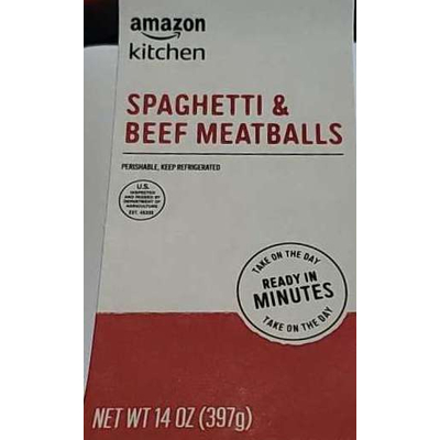 Spaghetti & Beef Meatballs