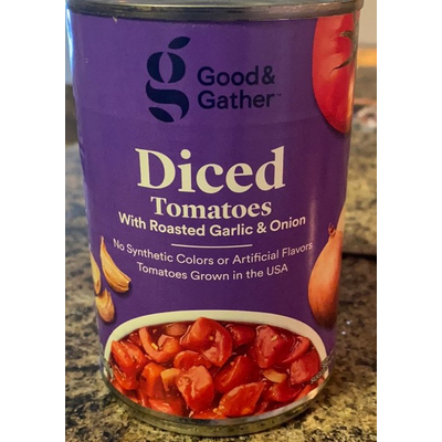 Diced Tomatoes with Roasted Garlic & Onion