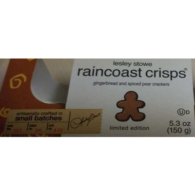 Gingerbread & Spiced Pear Raincoast Crisps