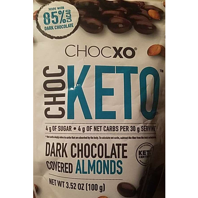 Choc KETO Dark Chocolate Covered Almonds