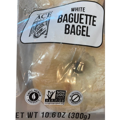 White Baguette Bagel