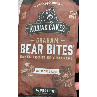 Chocolate Graham Bear Bites Baked Frontier Crackers