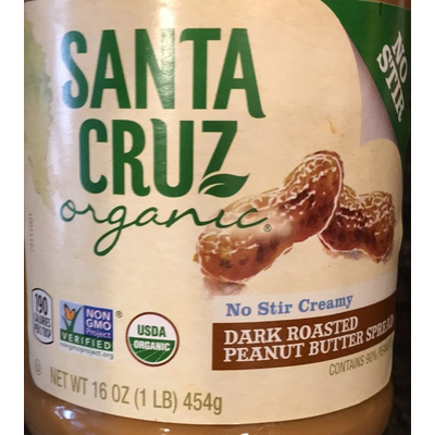 Organic Dark Roasted Peanut Butter Spread