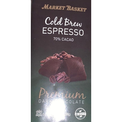 Cold Brew Espresso, Premium Dark Chocolate