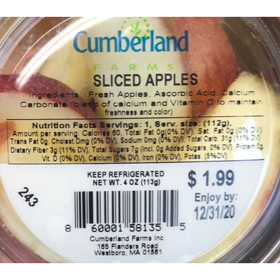 Sliced Apples