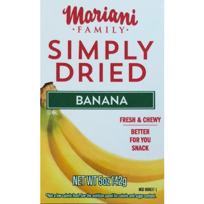 Simply Dried Banana