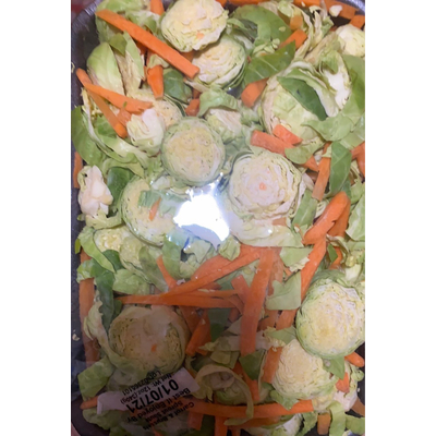 Carrot & Brussels Sprout Saute