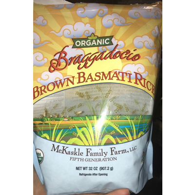 Organic Braggadocio, Brown Basmati Rice