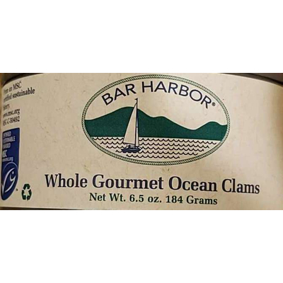 Whole Gourmet Ocean Clams