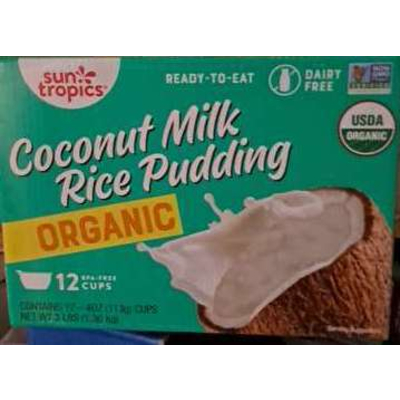 Coconut Milk Rice Pudding, Organic