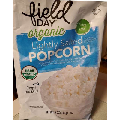 Organic Lightly Salted Popcorn