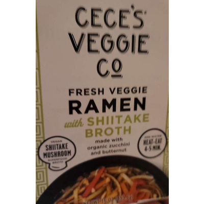 Fresh Veggie Ramen With Shitake Broth