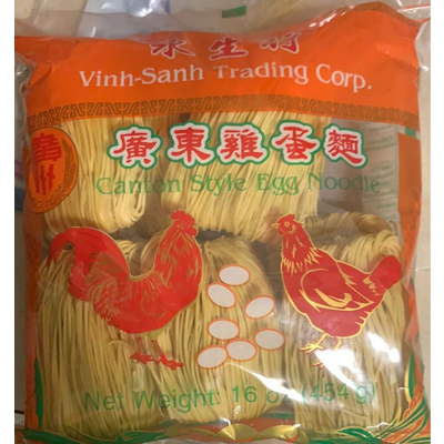 Egg Noodle, Canton Style