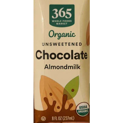 Organic Unsweetened Almondmilk, Chocolate