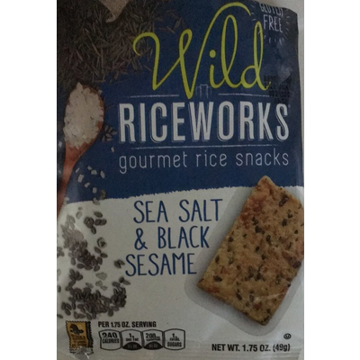 Sea Salt & Black Sesame Gourmet Rice Snacks