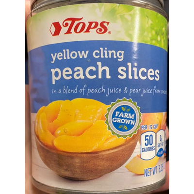 Yellow Cling Peach Slices