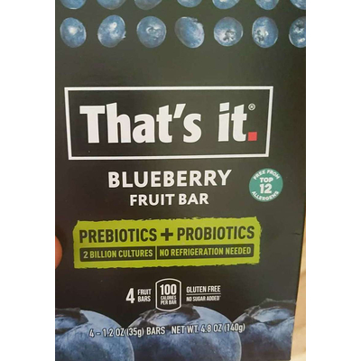 Fruit Bar, Blueberry