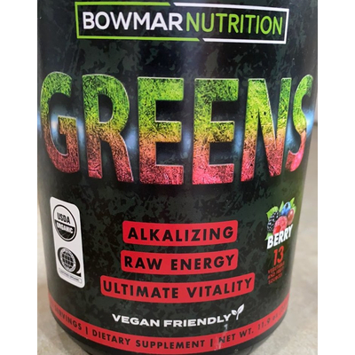 Greens Alkalizing Raw Energy Ultimate Vitality Dietary Supplement, Berry