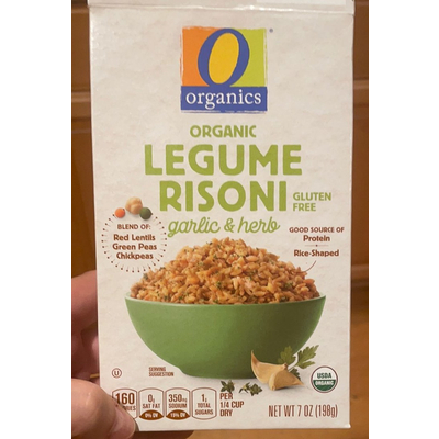 Organic Garlic & Herb Legume Risoni Garlic & Herb