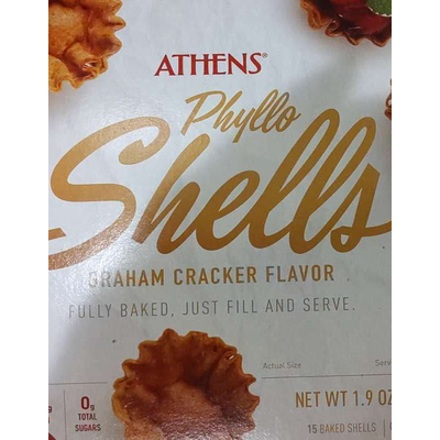 Phyllo Shells, Graham Cracker Flavor