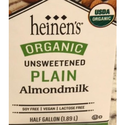 Organic Unsweetened Plain Almondmilk