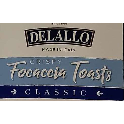 Crispy Focaccia Toasts, Classic