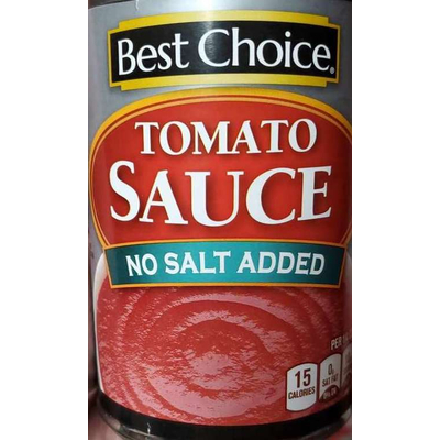 No Salted Added Tomato Sauce