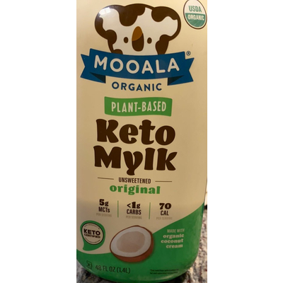 Organic Plant-Based Keto Mylk, Unsweetened Original