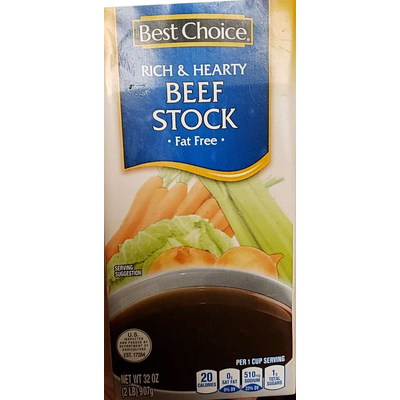 Fat Free Beef stock