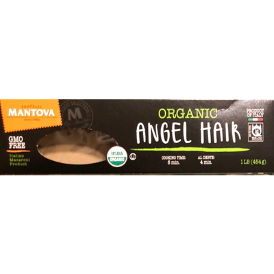 Italian Macaroni Product, Organic Angel Hair