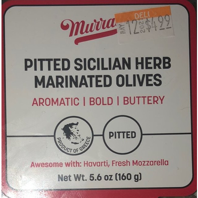 Pitted Sicilian Herb Marinated Olives