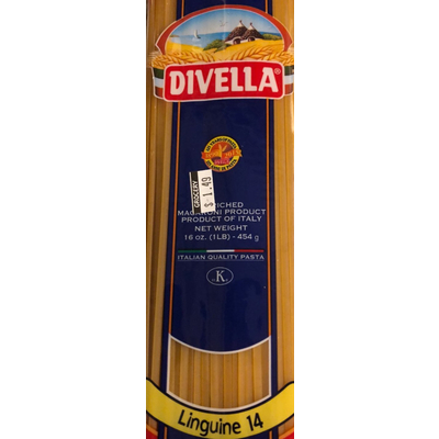 Enriched Macaroni Product, Linguine 14
