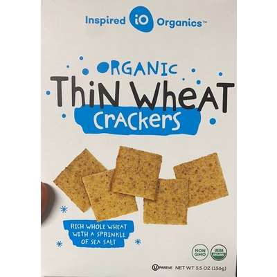 Organic Thin Wheat Crackers