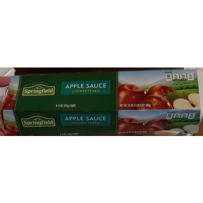 Unsweetened Apple Sauce