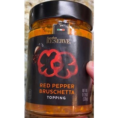 Topping, Red Pepper Bruschetta