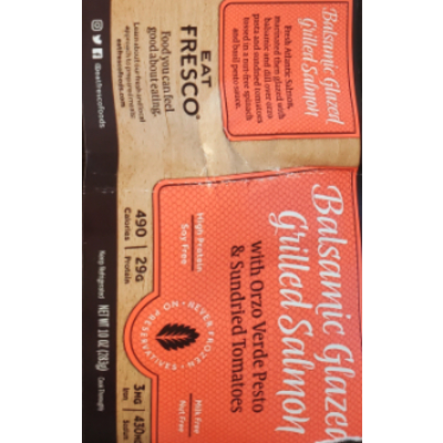 Balsamic Glazed Grilled Salmon