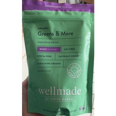Organic Greens & More Superfood Blend, Berry Flavor