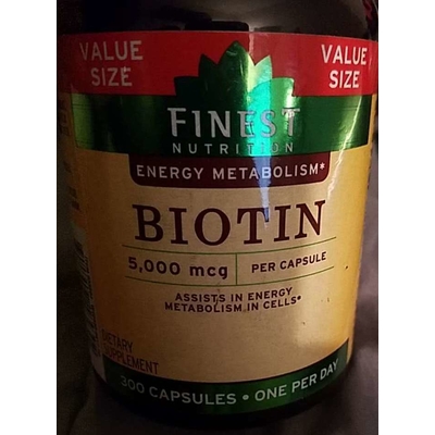 Biotin Energy Metabolism Dietary Supplement Capsules