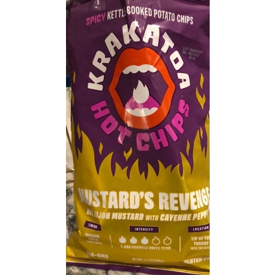 Spicy Kettle Cooked Potato Chips, Mustard's Revenge